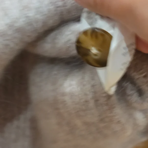 Sezane Micky Heather Neutral Cowl Neck Sweater, XS, EUC, Quiet Luxury Chic - Picture 8 of 10